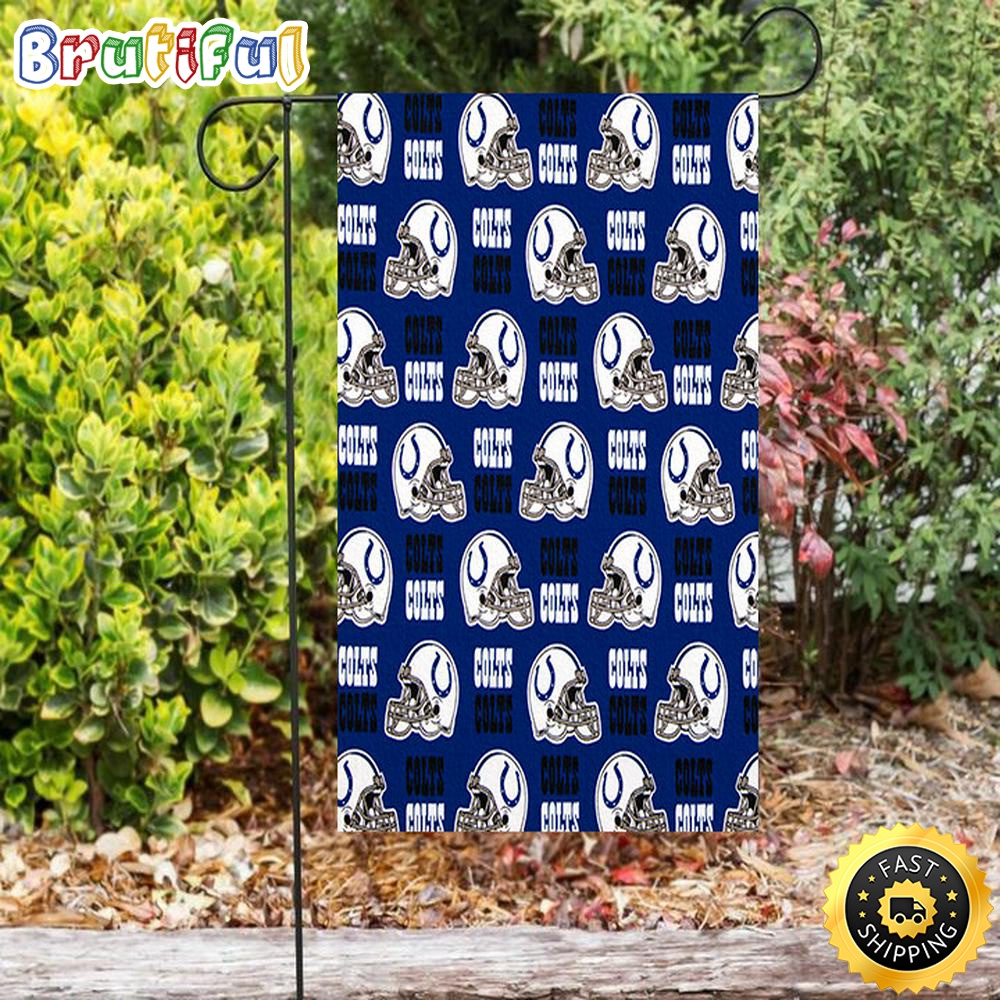 Nfl Garden Flags Indianapolis Colts4 Double Sided Printing Garden Flag Colts Garden Flag 1 bm10zq