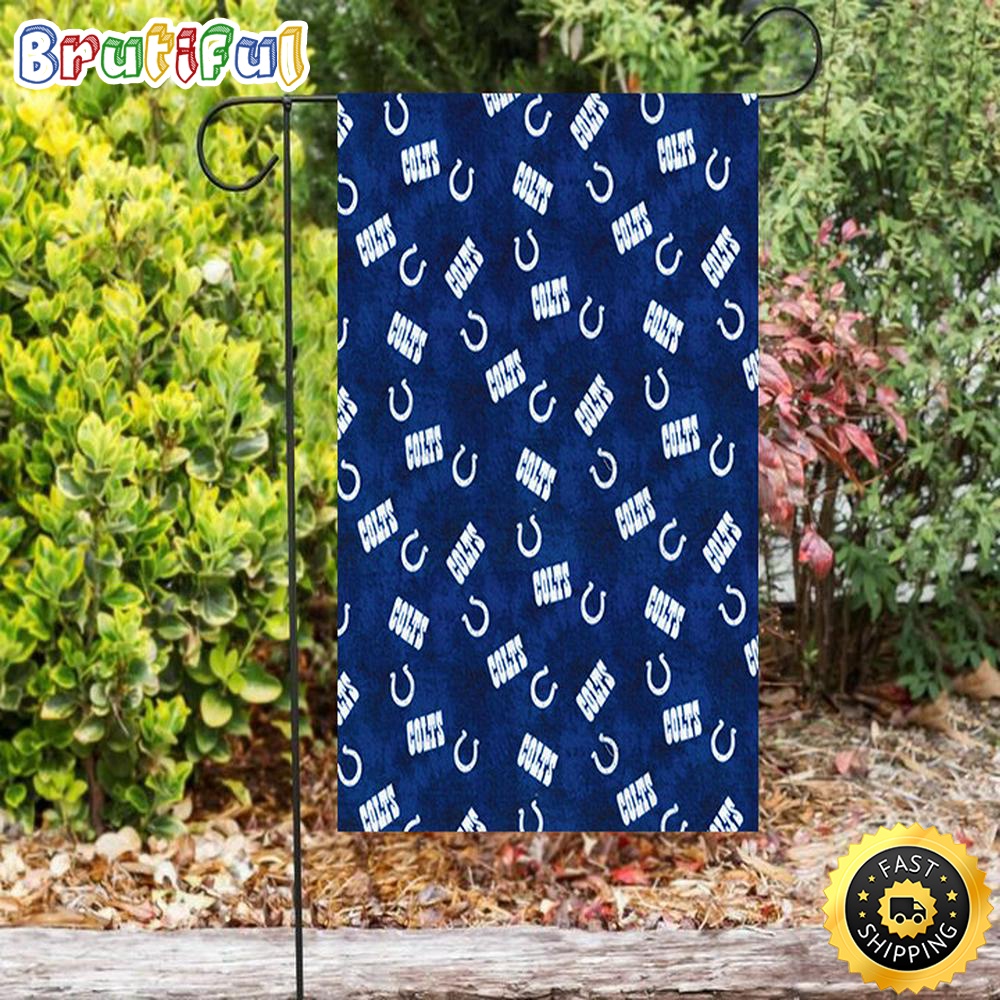 Nfl Garden Flags Indianapolis Colts5 Double Sided Printing Garden Flag Colts Garden Flag 1 oamezj