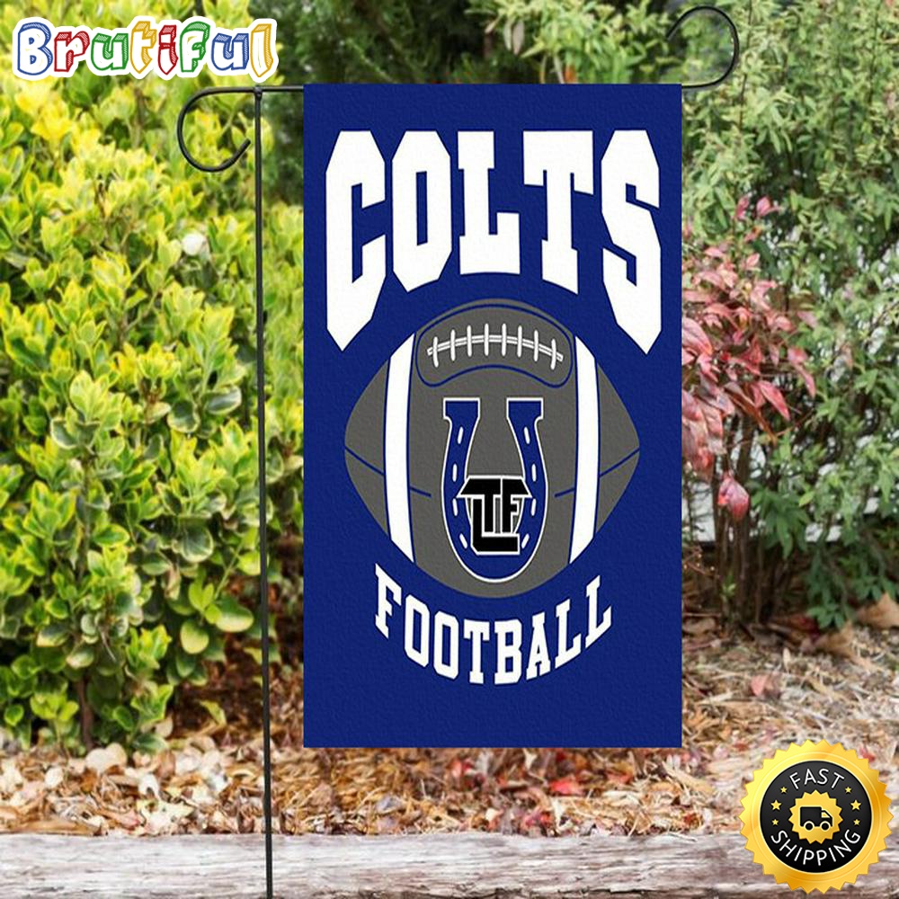 Nfl Garden Flags Indianapolis Colts Football Navy Double Sided Printing Garden Flag Colts Garden Flag 1 tpj8sk