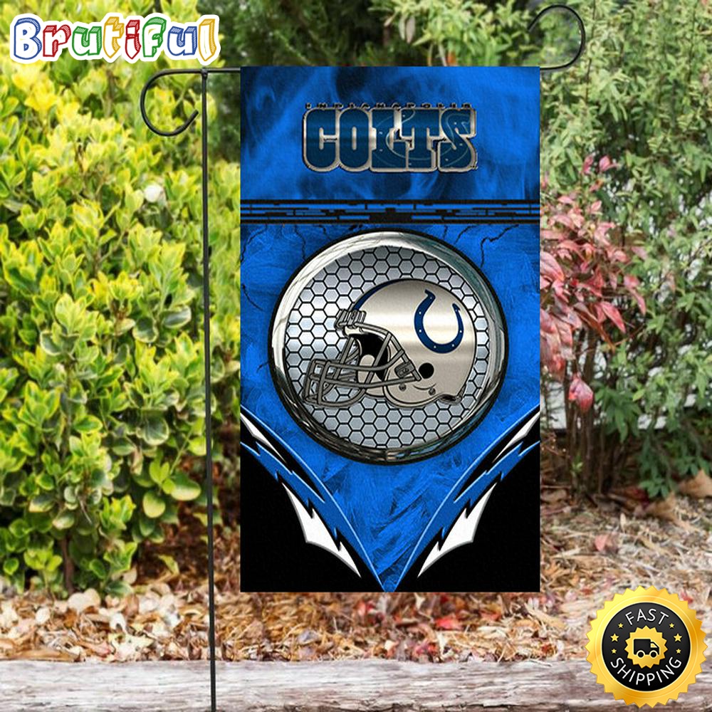 Nfl Garden Flags Indianapolis Colts Helmet Hive Metal Double Sided Printing Garden Flag Colts Garden Flag 1 mn4hsq