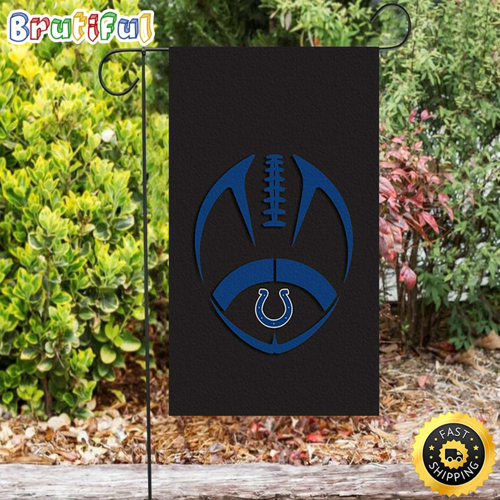 Nfl Garden Flags Indianapolis Colts Navy Ball Brown Double Sided Printing Garden Flag Colts Garden Flag 1 g6dpmu
