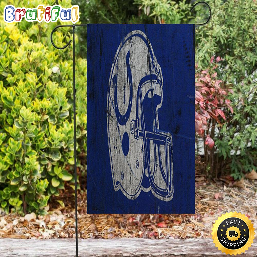 Nfl Garden Flags Indianapolis Colts White Helmet Vintage Double Sided Printing Garden Flag Colts Garden Flag 1 guok4o