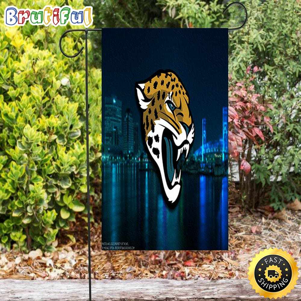Nfl Garden Flags Jacksonville Jaguars Emblem City Double Sided Printing Garden Flag Jaguars Garden Flag 1 mtxn2s