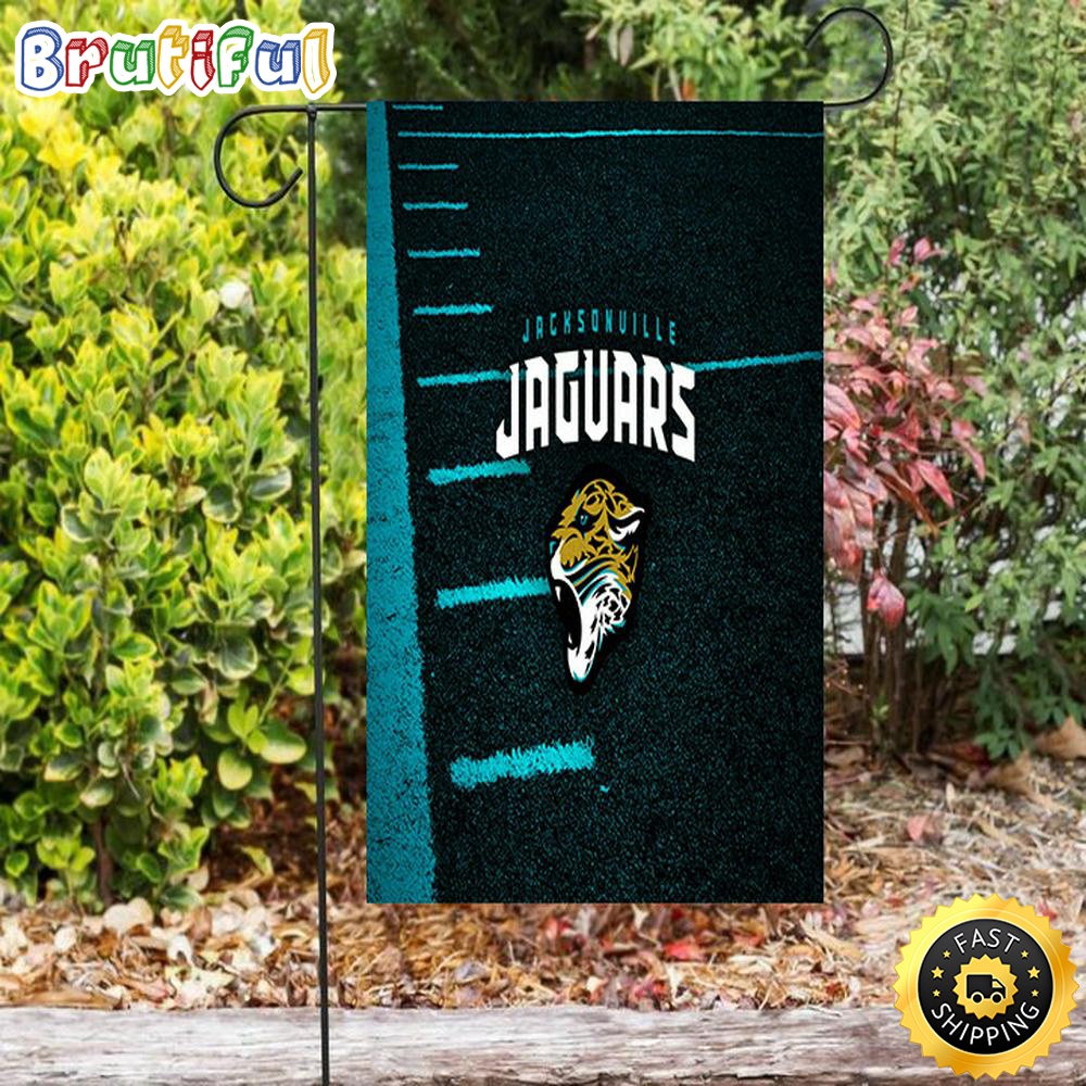 Nfl Garden Flags Jacksonville Jaguars Emblem Grass Field Double Sided Printing Garden Flag Jaguars Garden Flag 1 etdgu5
