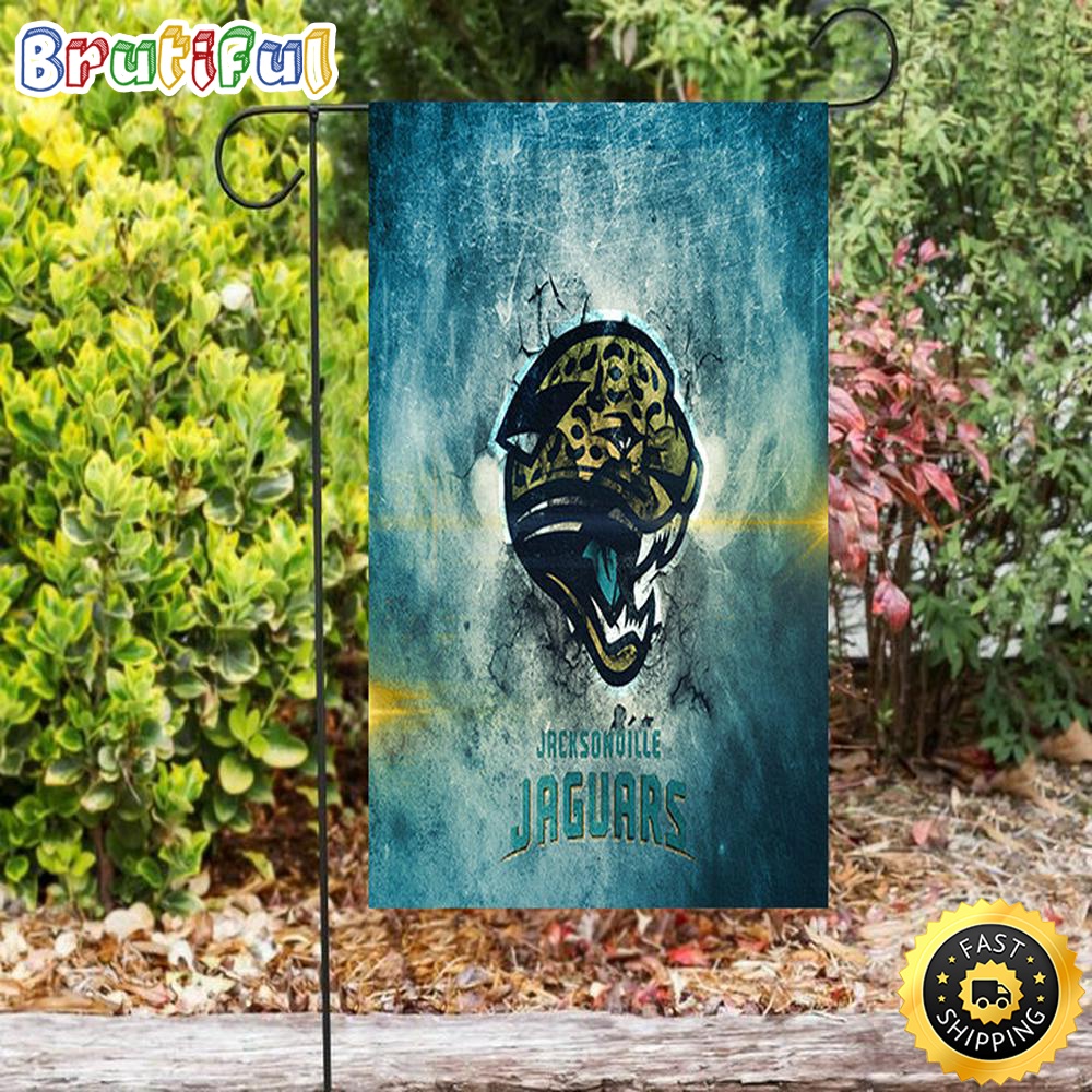 Nfl Garden Flags Jacksonville Jaguars Emblem Vintage Texture Double Sided Printing Garden Flag Jaguars Garden Flag 1 nxj8hi