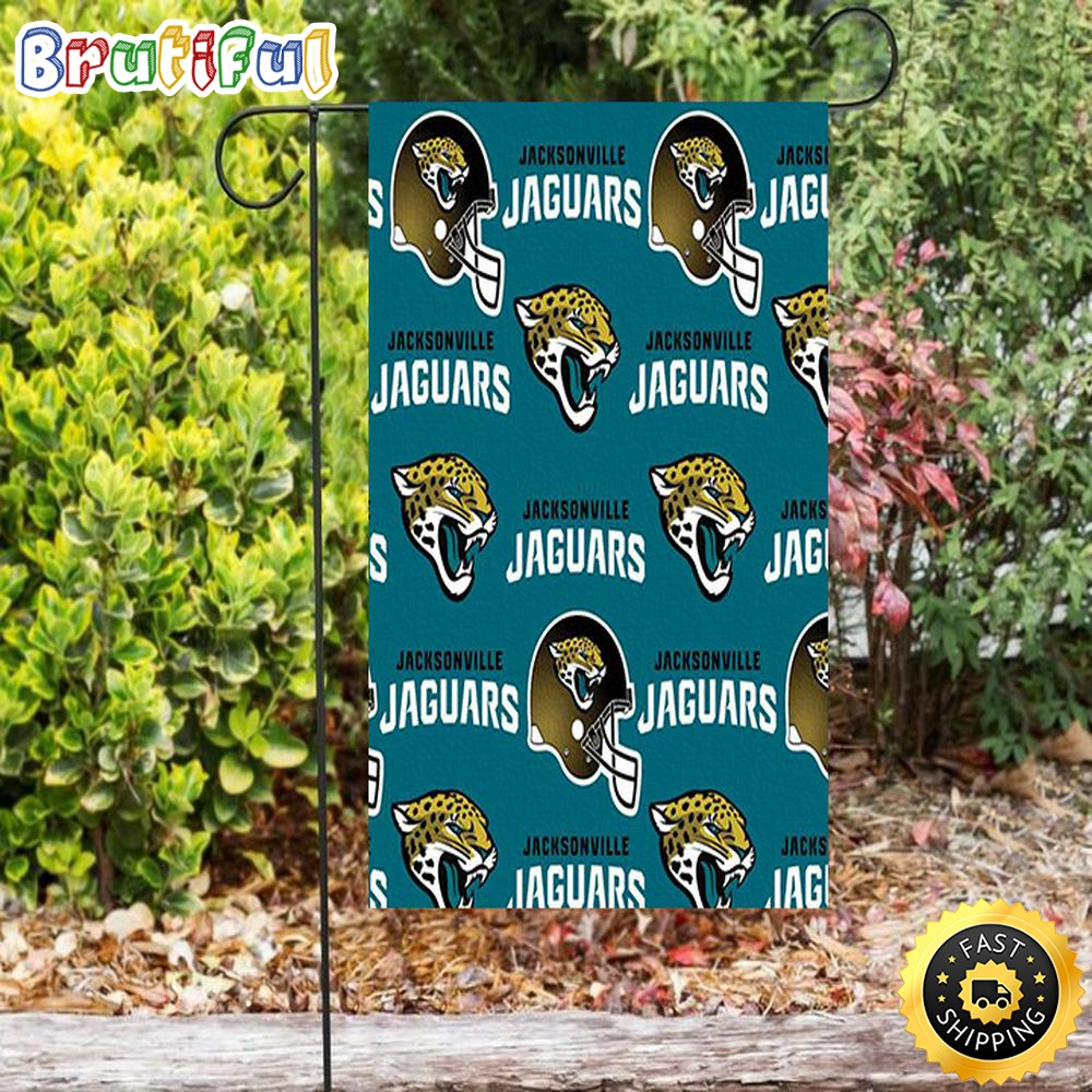 Nfl Garden Flags Jacksonville Jaguars Emblem v10 Double Sided Printing Garden Flag Jaguars Garden Flag 1 vzv3tx