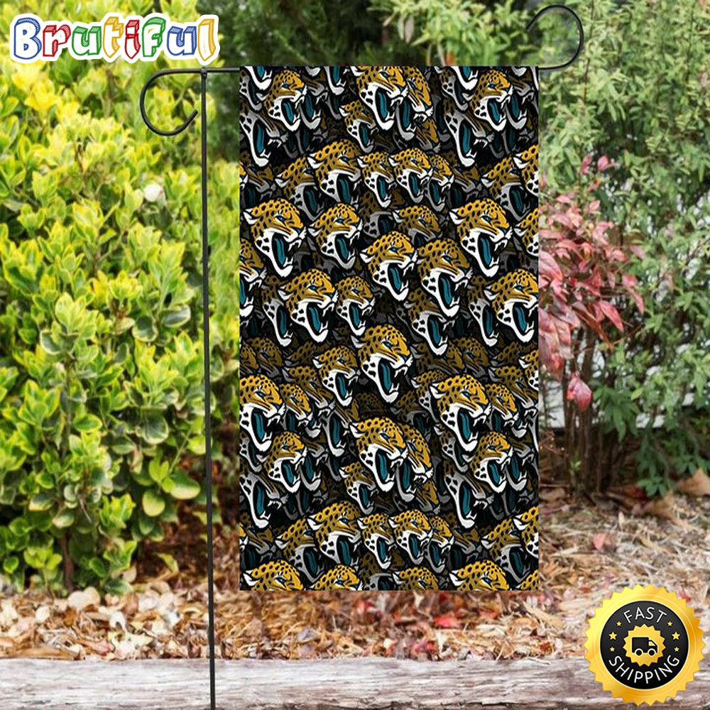 Nfl Garden Flags Jacksonville Jaguars Emblem v12 Double Sided Printing Garden Flag Jaguars Garden Flag 1 xdnbgp