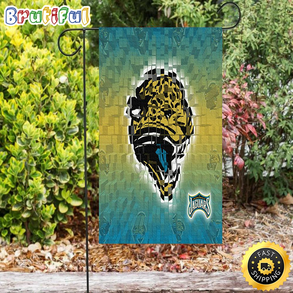 Nfl Garden Flags Jacksonville Jaguars Emblem v4 Double Sided Printing Garden Flag Jaguars Garden Flag 1 onsy8l