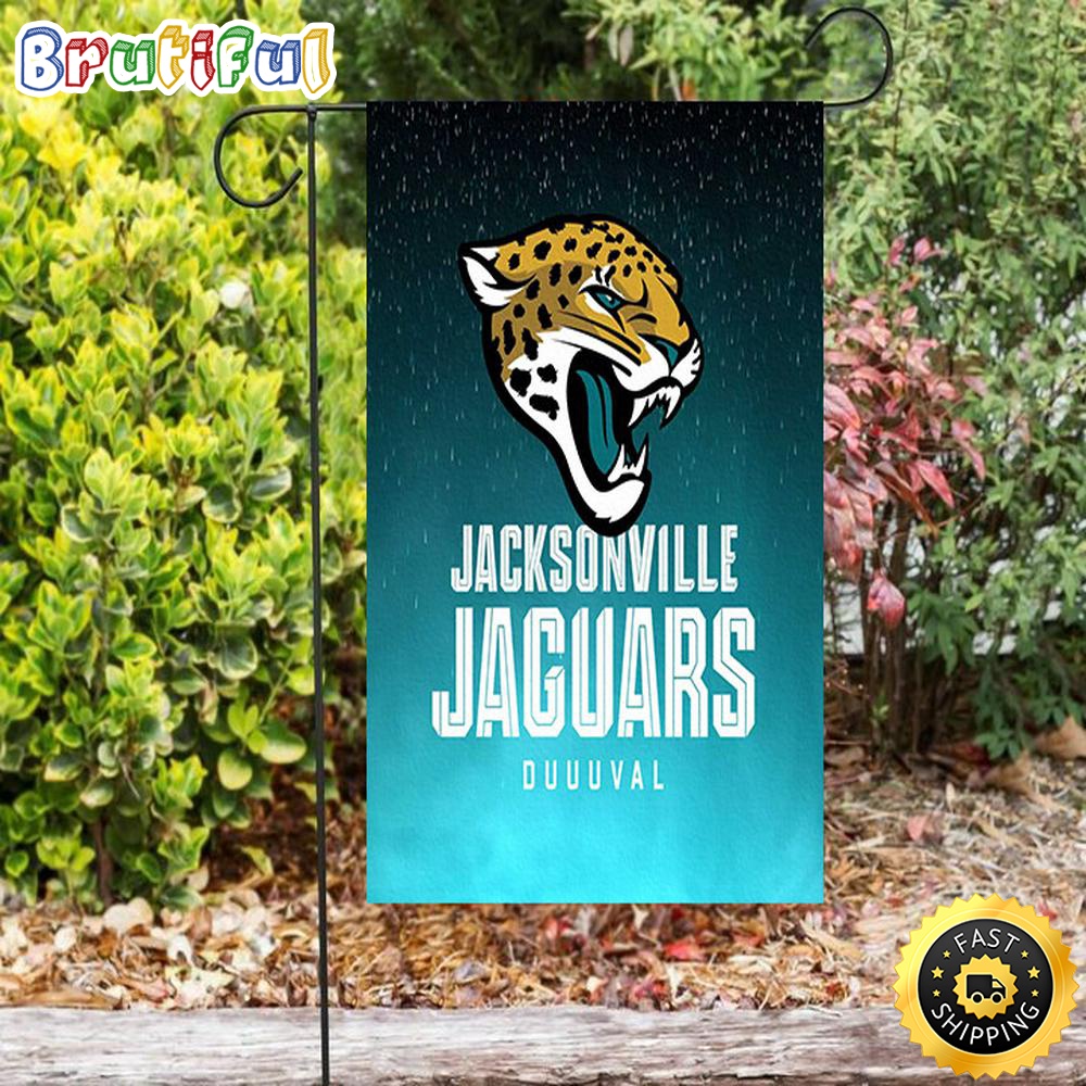 Nfl Garden Flags Jacksonville Jaguars Emblem v5 Double Sided Printing Garden Flag Jaguars Garden Flag 1 xkdnts