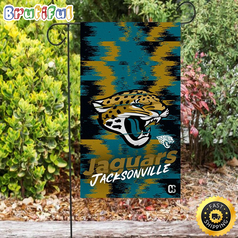 Nfl Garden Flags Jacksonville Jaguars Emblem v8 Double Sided Printing Garden Flag Jaguars Garden Flag 1 rvialy