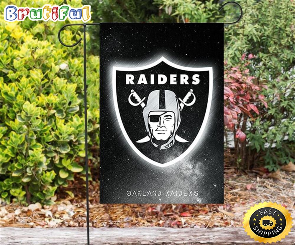 Nfl Garden Flags Las Vegas Raiders Galaxy Logo Art Double Sided Printing Garden Flag Raiders Garden Flags 1 xlupk4