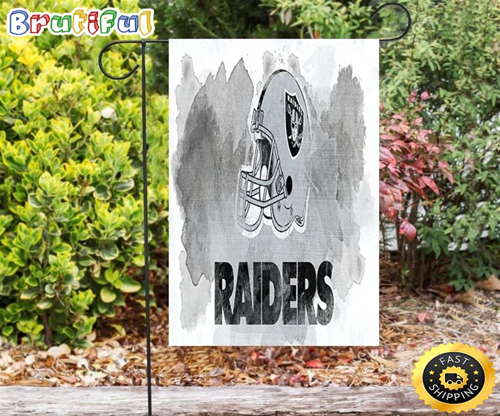 Nfl Garden Flags Las Vegas Raiders Helmet Art2 Double Sided Printing Garden Flag Raiders Garden Flags 1 ytwzr9