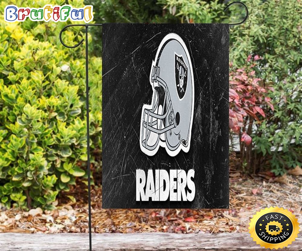 Nfl Garden Flags Las Vegas Raiders Helmet Metal Double Sided Printing Garden Flag Raiders Garden Flags 1 tlorb8