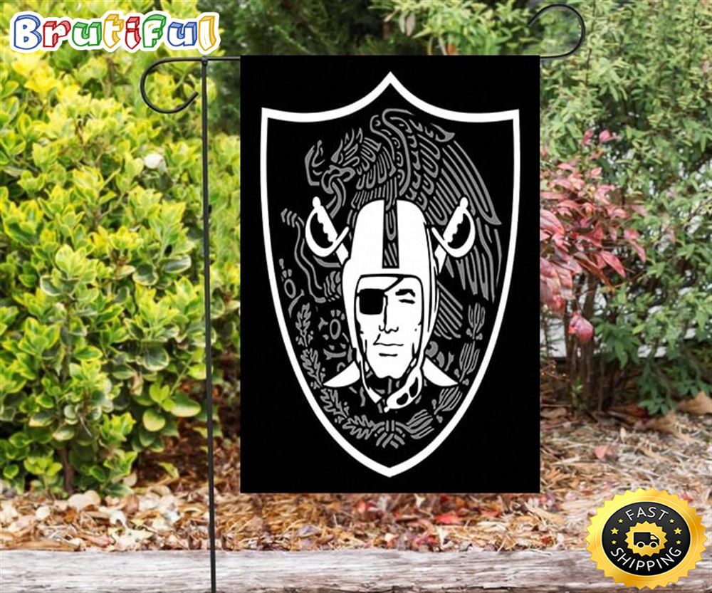 Nfl Garden Flags Las Vegas Raiders Logo Art2 Double Sided Printing Garden Flag Raiders Garden Flags 1 qqsjkk