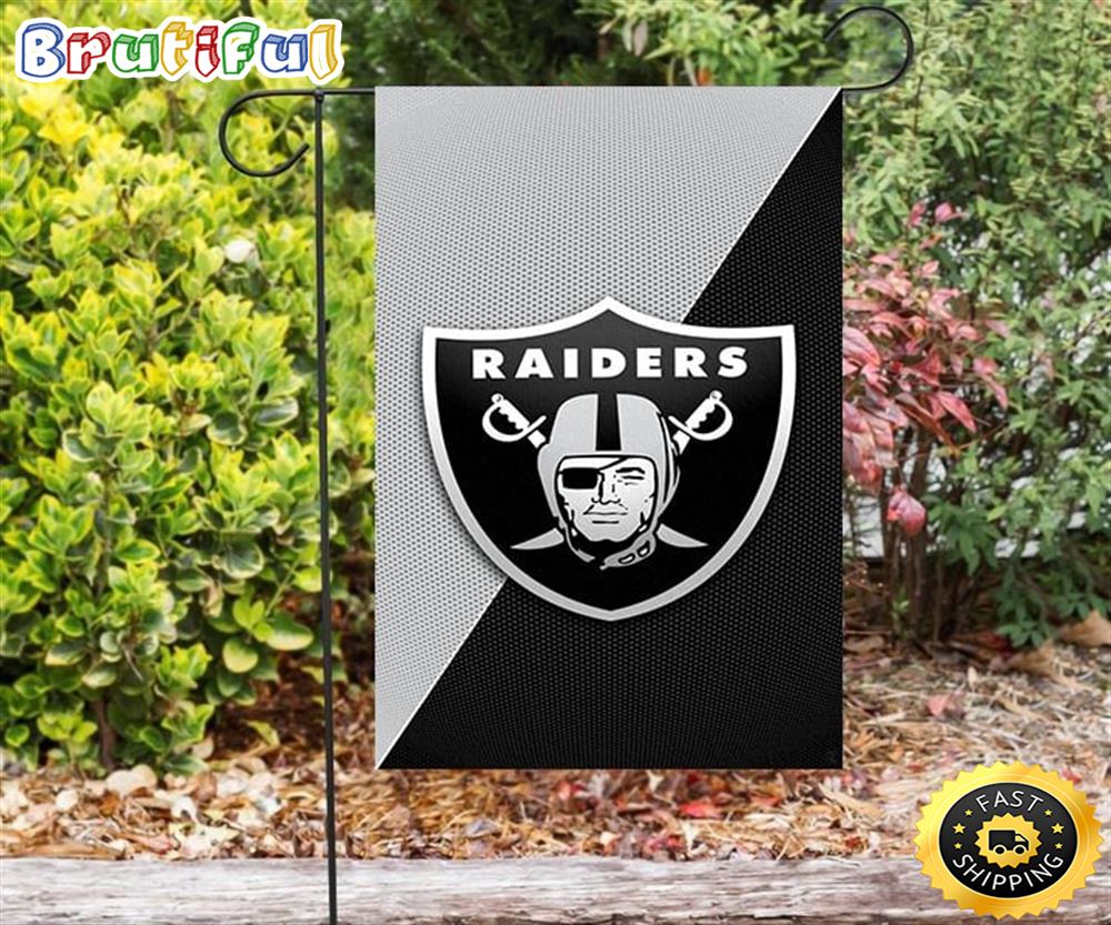 Nfl Garden Flags Las Vegas Raiders Logo Art9 Double Sided Printing Garden Flag Raiders Garden Flags 1 jzucyk