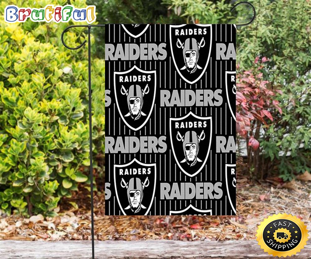Nfl Garden Flags Las Vegas Raiders Logo Pattern11 Double Sided Printing Garden Flag Raiders Garden Flags 1 vr6pzn