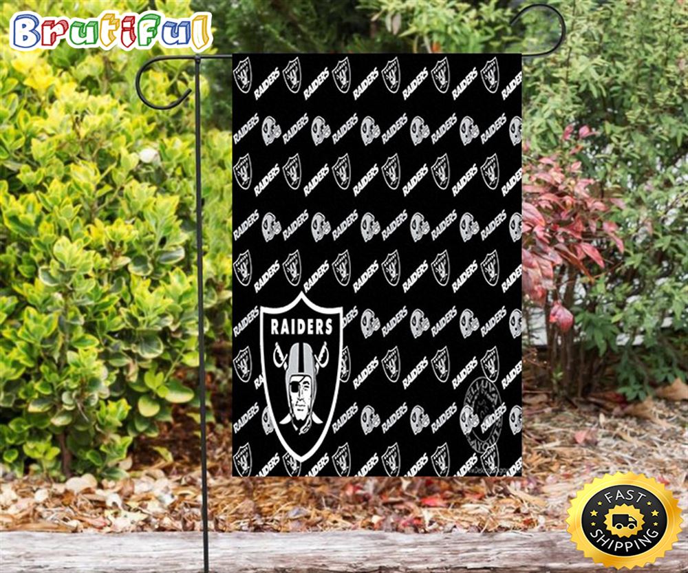 Nfl Garden Flags Las Vegas Raiders Logo Pattern14 Double Sided Printing Garden Flag Raiders Garden Flags 1 usbxvk