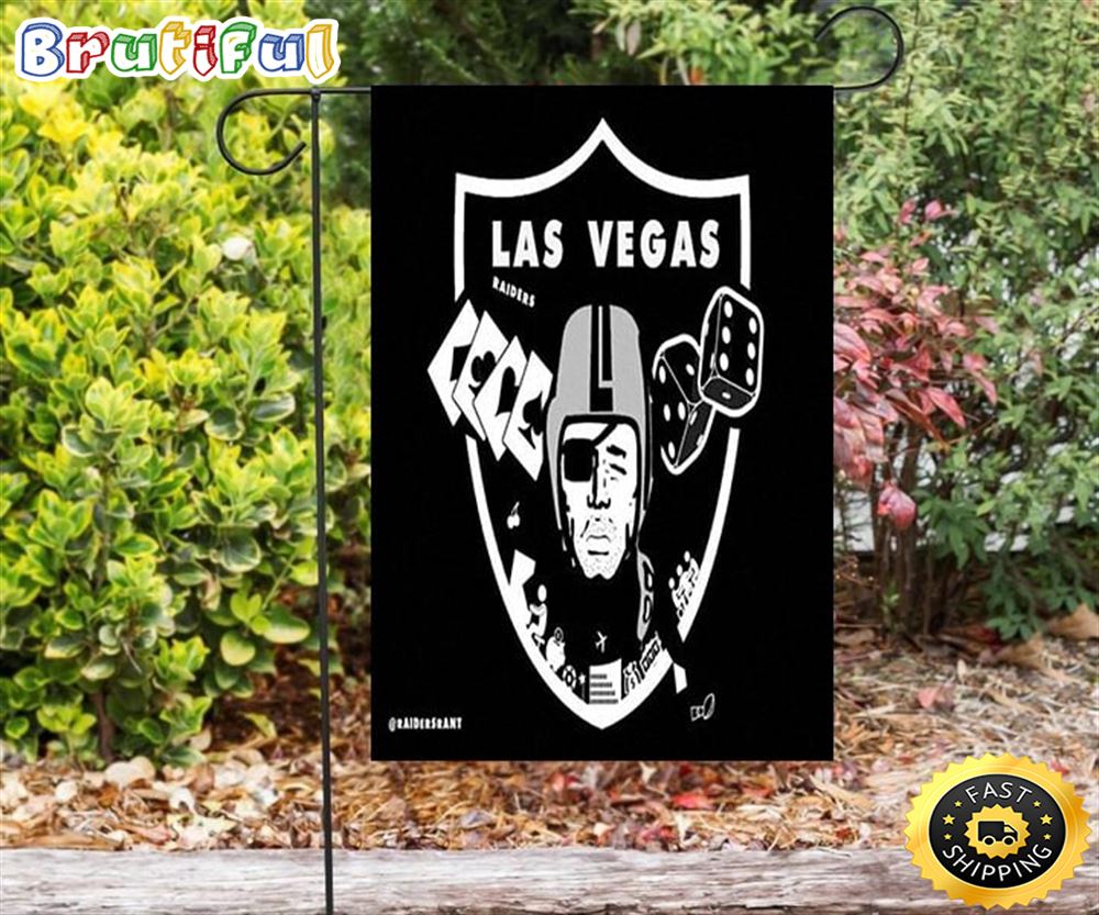 Nfl Garden Flags Las Vegas Raiders Logo Play Cards Double Sided Printing Garden Flag Raiders Garden Flags 1 swnj4y
