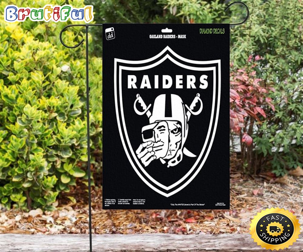 Nfl Garden Flags Las Vegas Raiders Mask Skull Double Sided Printing Garden Flag Raiders Garden Flags 1 mkj2w2