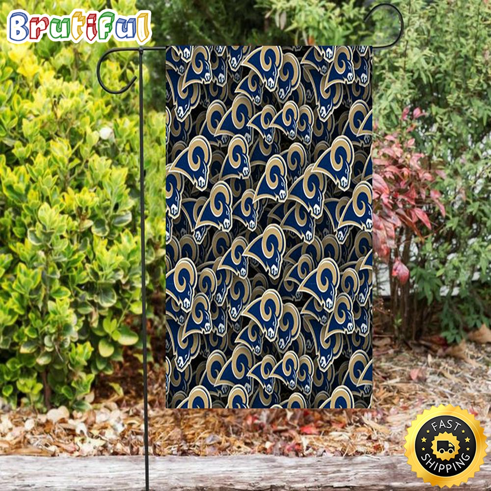 Nfl Garden Flags Los Angeles Rams2 Double Sided Printing Garden Flag Rams Garden Flag 1 wxifko