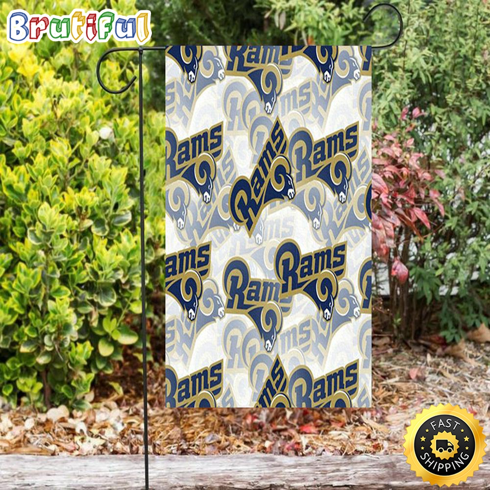 Nfl Garden Flags Los Angeles Rams3 Double Sided Printing Garden Flag Rams Garden Flag 1 oqeprh