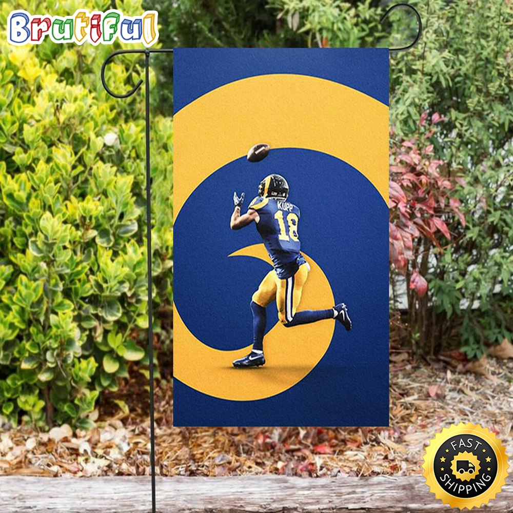 Nfl Garden Flags Los Angeles Rams Cooper Kupp2 Double Sided Printing Garden Flag Rams Garden Flag 1 v02ytr