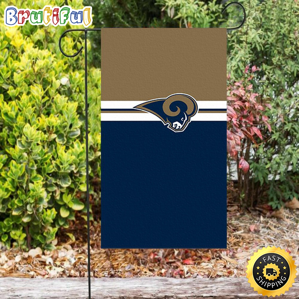 Nfl Garden Flags Los Angeles Rams White Line Navy Yellow Double Sided Printing Garden Flag Rams Garden Flag 1 vtwtqk