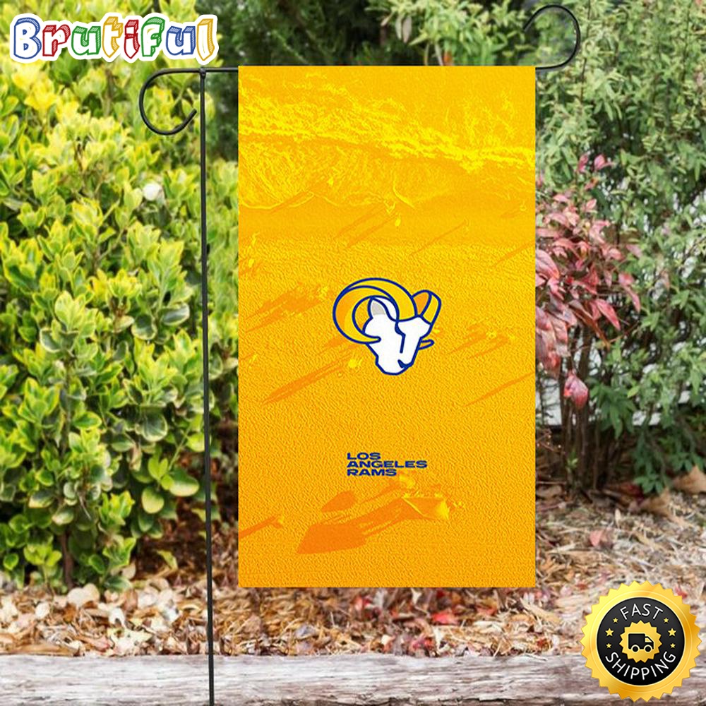Nfl Garden Flags Los Angeles Rams Yellow Double Sided Printing Garden Flag Rams Garden Flag 1 fqlrvr