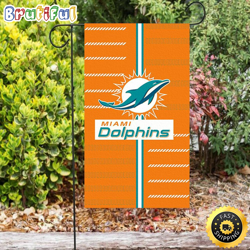 Nfl Garden Flags Miami Dolphins Logo 10 Double Sided Printing Garden Flag Dolphins Garden Flag 1 ixqqxi