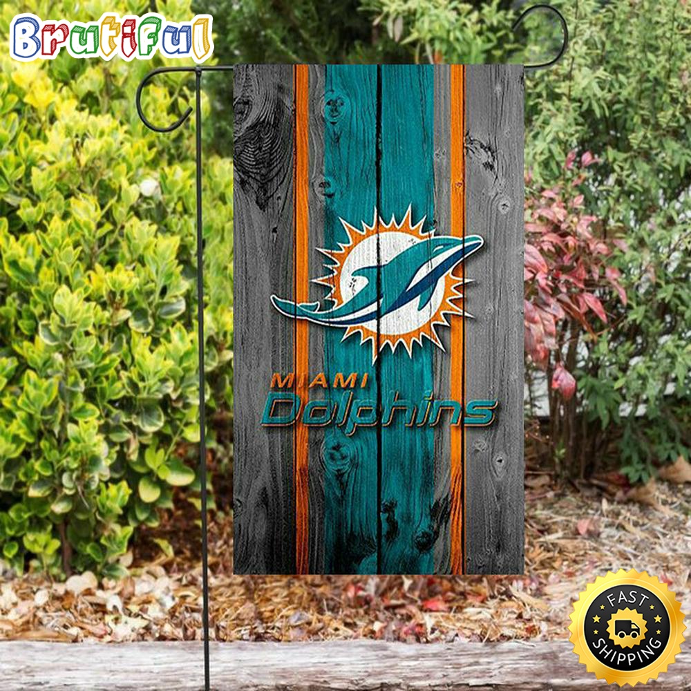 Nfl Garden Flags Miami Dolphins Logo 3 Double Sided Printing Garden Flag Dolphins Garden Flag 1 tqdznj