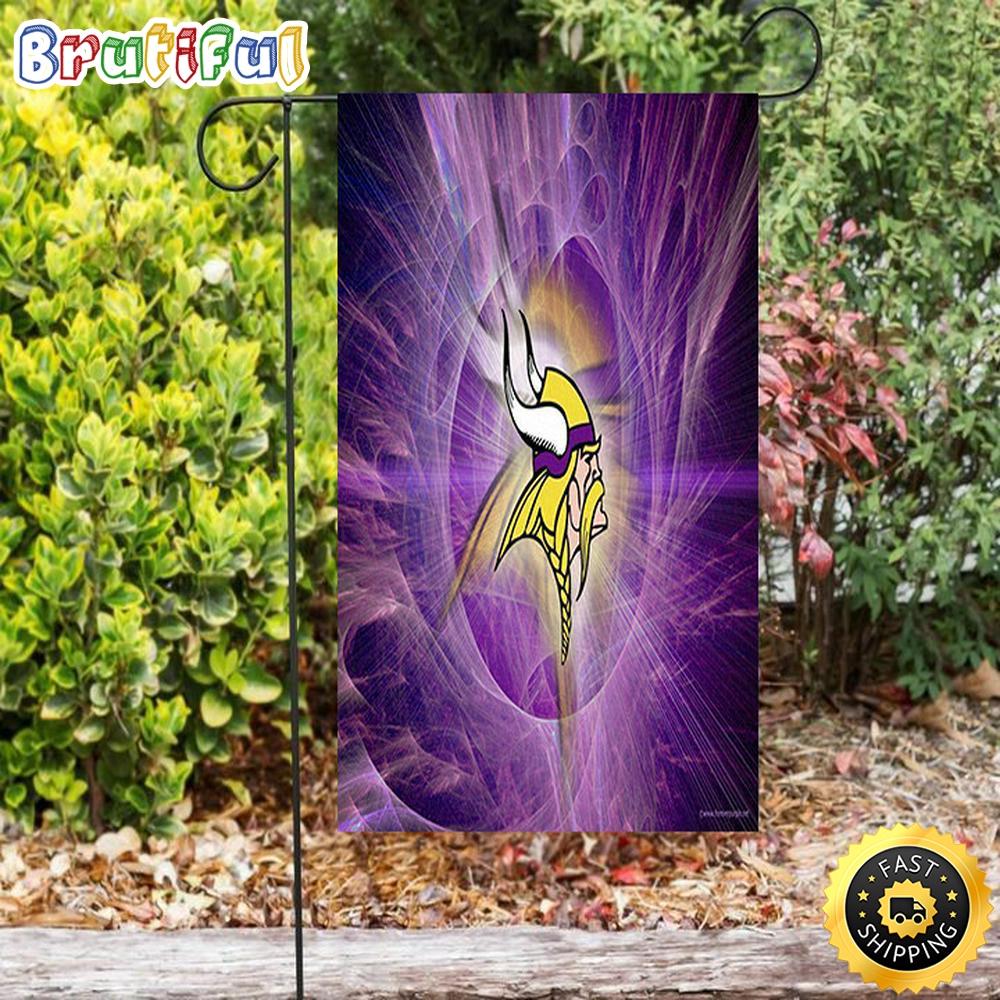 Nfl Garden Flags Minnesota Vikings Emblem v2 Double Sided Printing Garden Flag Minnesota Vikings Garden Flag 1 udwm08
