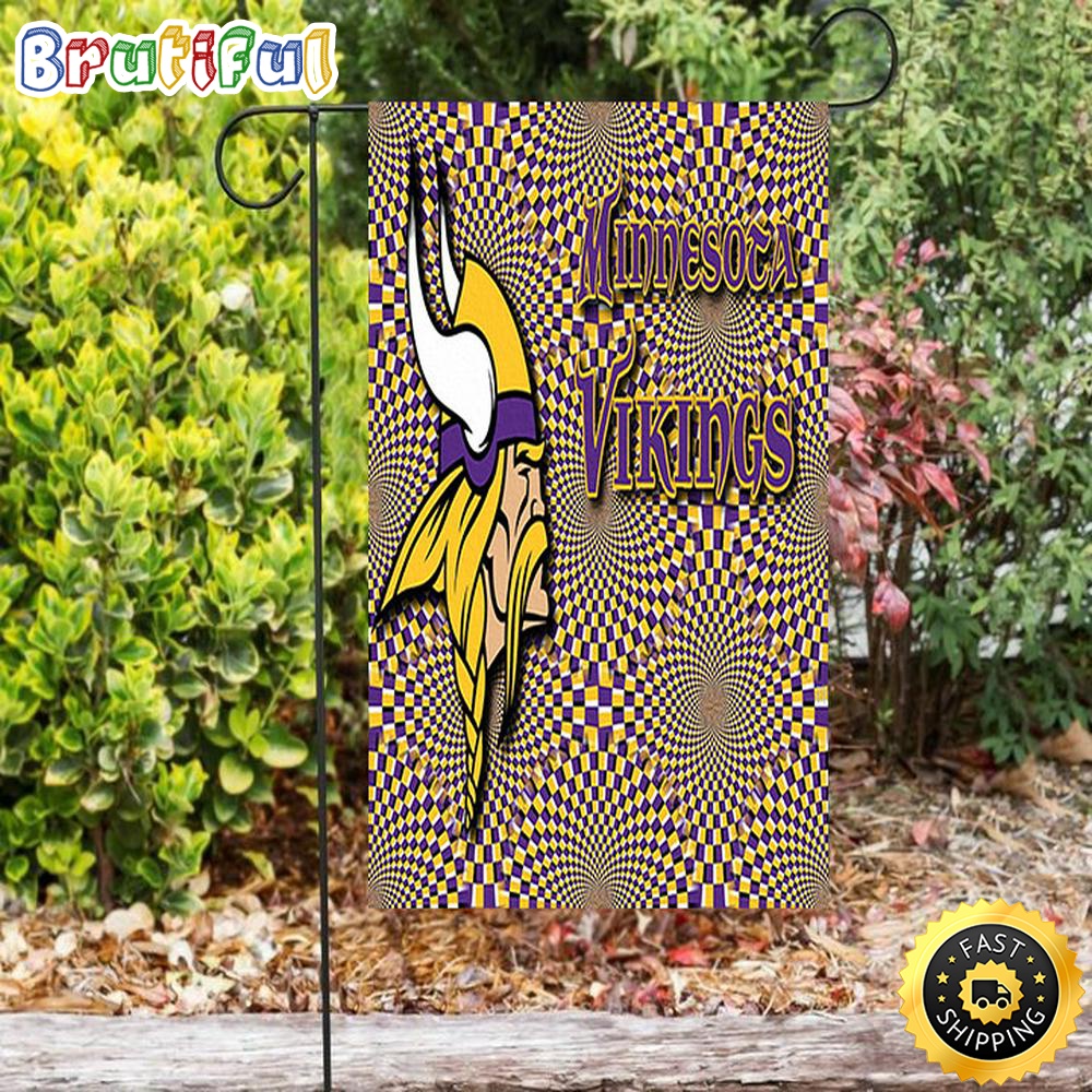 Nfl Garden Flags Minnesota Vikings Emblem v5 Double Sided Printing Garden Flag Minnesota Vikings Garden Flag 1 fii0ok