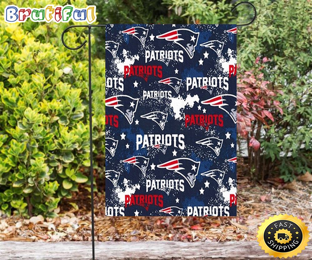 Nfl Garden Flags New England Patriots4 Double Sided Printing Garden Flag Patriot Garden Flags 1 vwxsgu