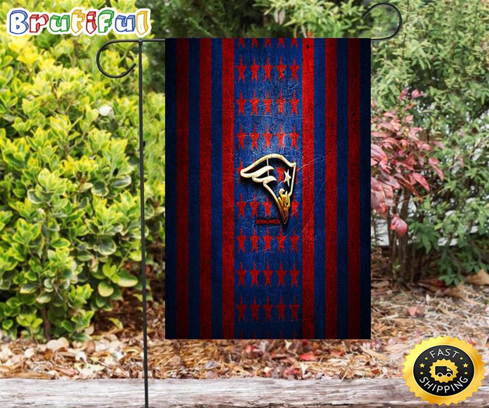 Nfl Garden Flags New England Patriots Golden Pat Red Blue Double Sided Printing Garden Flag Patriot Garden Flags 1 urthsy