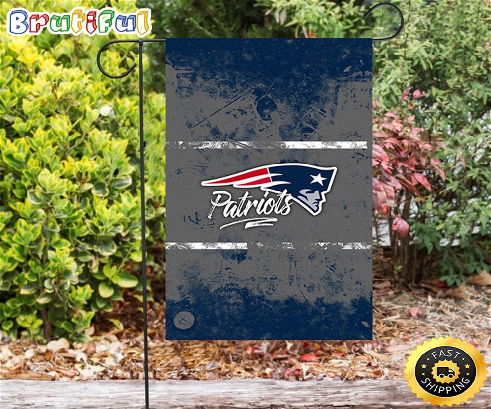 Nfl Garden Flags New England Patriots Gray Blue1 Double Sided Printing Garden Flag Patriot Garden Flags 1 sjgilh
