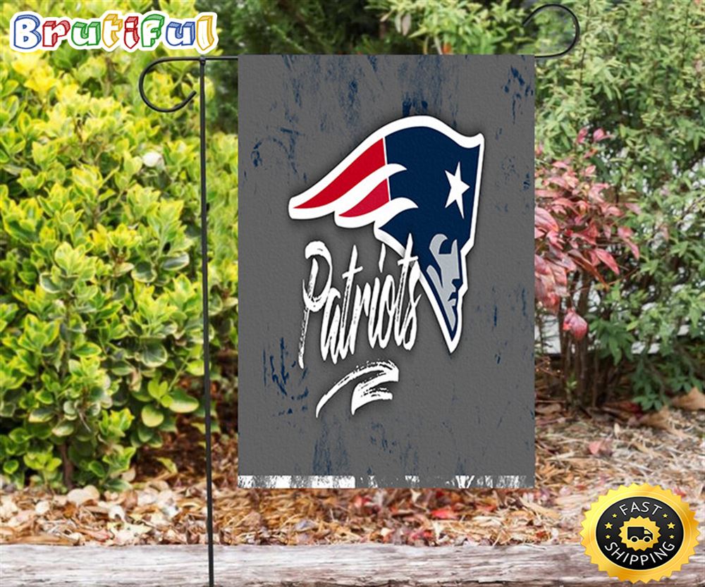 Nfl Garden Flags New England Patriots Gray Blue2 Double Sided Printing Garden Flag Patriot Garden Flags 1 aakrn3