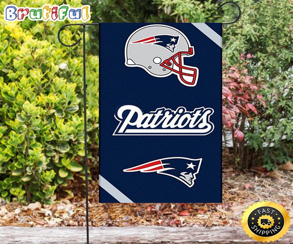Nfl Garden Flags New England Patriots Helmet Navy Double Sided Printing Garden Flag Patriot Garden Flags 1 i1hwvv