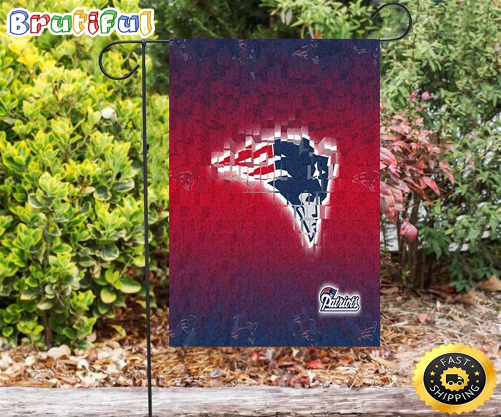 Nfl Garden Flags New England Patriots Jigsaw Pat Double Sided Printing Garden Flag Patriot Garden Flags 1 muwzw0