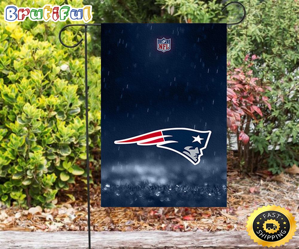 Nfl Garden Flags New England Patriots Raining Double Sided Printing Garden Flag Patriot Garden Flags 1 ejmyvp
