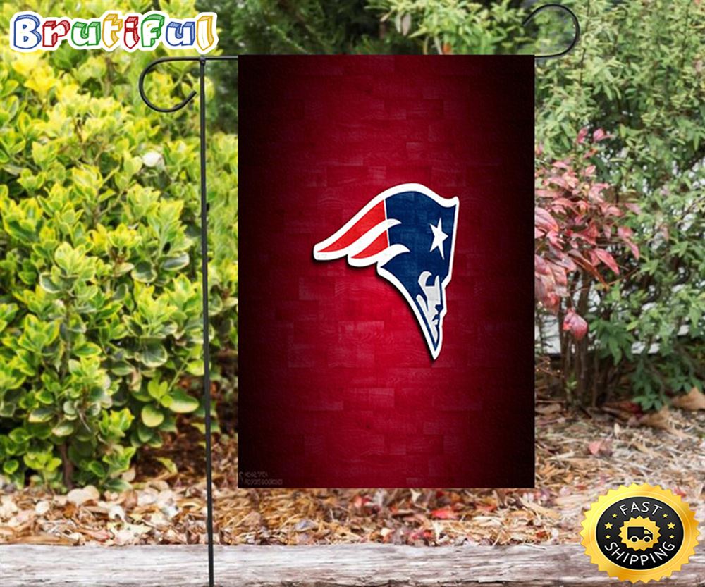 Nfl Garden Flags New England Patriots Red Wood Double Sided Printing Garden Flag Patriot Garden Flags 1 hbf3zd