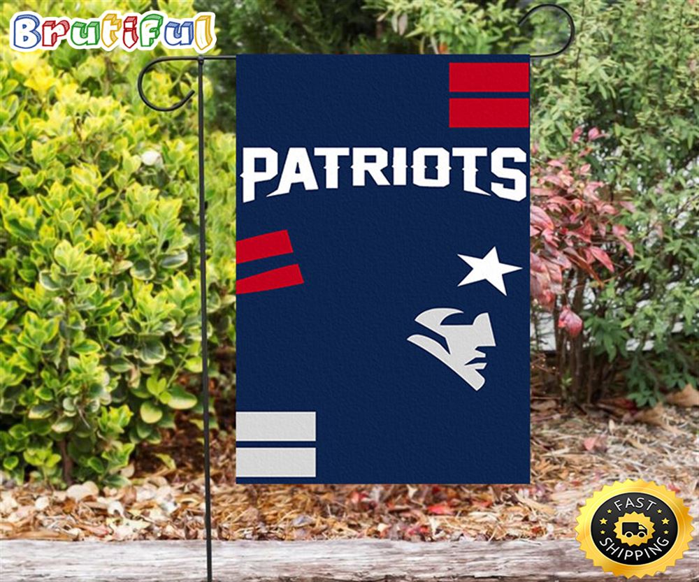 Nfl Garden Flags New England Patriots White Face Double Sided Printing Garden Flag Patriot Garden Flags 1 mxdgof
