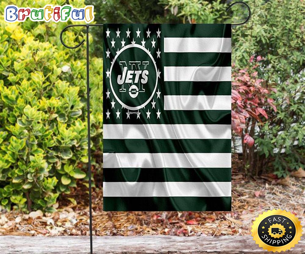 Nfl Garden Flags New York Jets American Flag v19 Double Sided Printing Garden Flag Jets Garden Flags 1 aimm5r