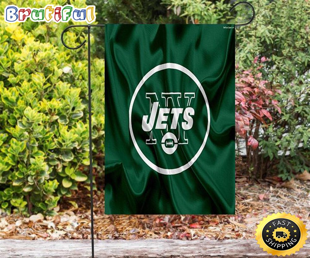 Nfl Garden Flags New York Jets Emblem v21 Double Sided Printing Garden Flag Jets Garden Flags 1 nsagwb