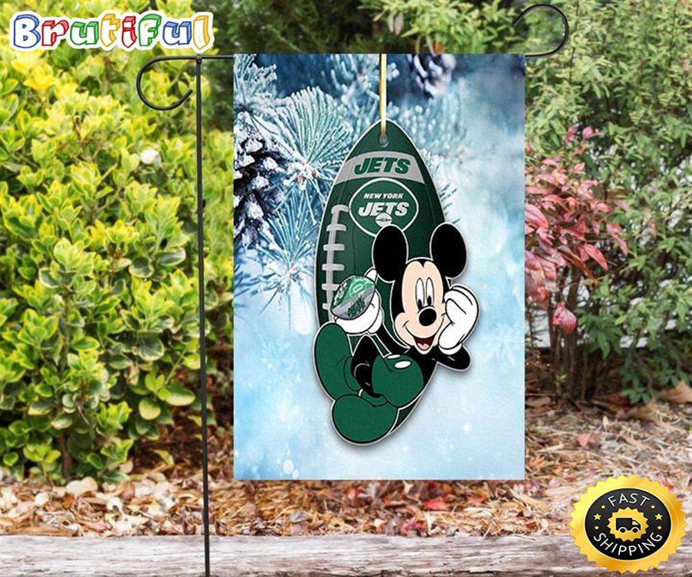 Nfl Garden Flags New York Jets Mickey Winter v40 Double Sided Printing Garden Flag Jets Garden Flags 1 drlou2