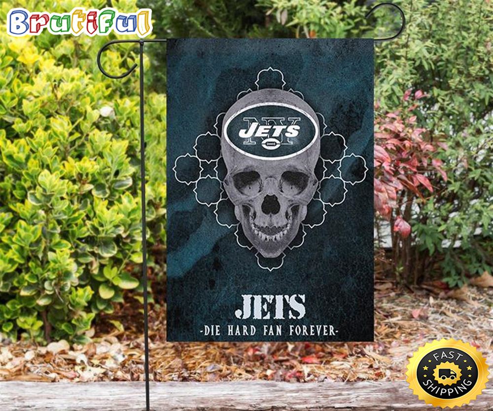 Nfl Garden Flags New York Jets Skull v41 Double Sided Printing Garden Flag Jets Garden Flags 1 vwv4wp