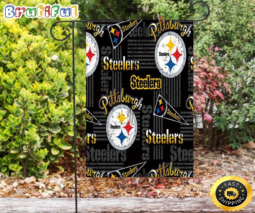 Nfl Garden Flags Pittsburgh Steelers City Seamless m2 Double Sided Printing Garden Flag Steelers Garden Flags 1 srxmgi