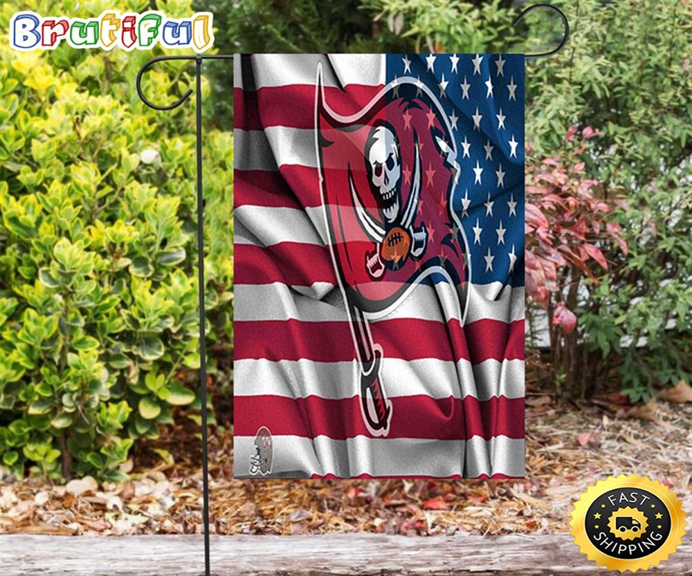 Nfl Garden Flags Tampa Bay Buccaneers American Flag v40 Double Sided Printing Garden Flag Buccaneers Garden Flags 1 zh2rdw