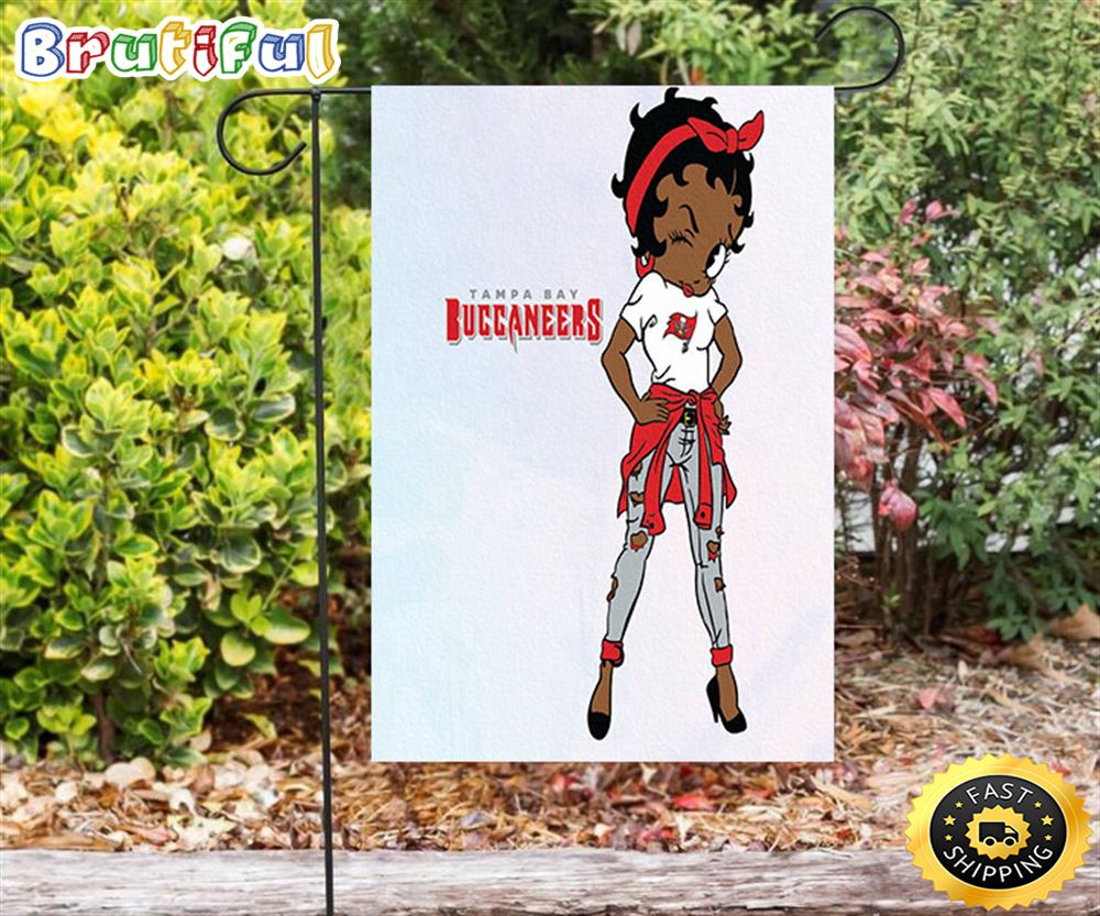 Nfl Garden Flags Tampa Bay Buccaneers Betty Boop v33 Double Sided Printing Garden Flag Buccaneers Garden Flags 1 p9pssg