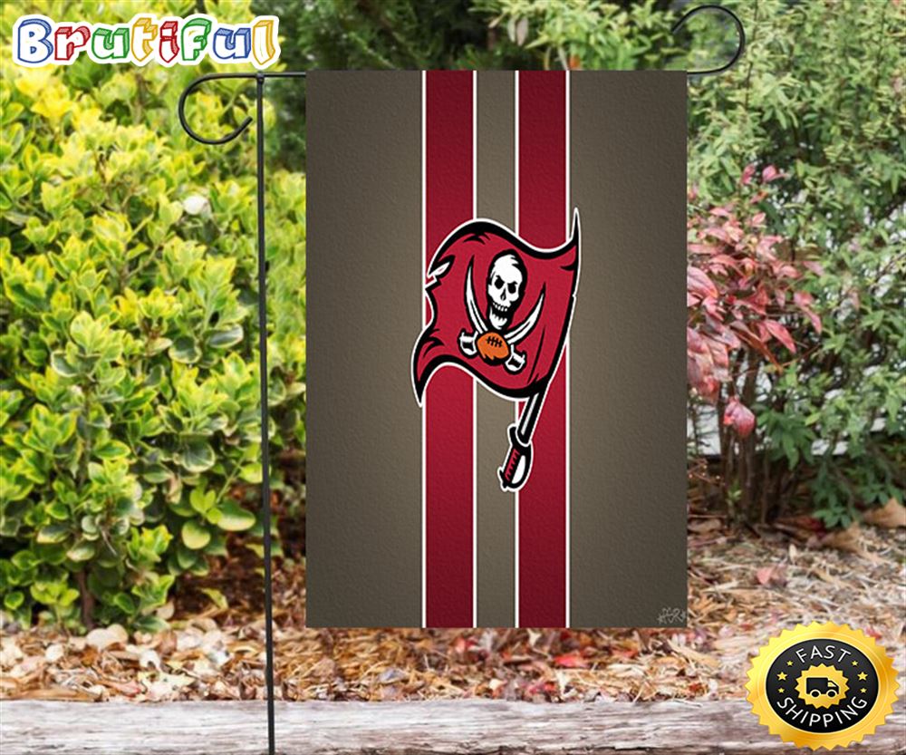 Nfl Garden Flags Tampa Bay Buccaneers Emblem v17 Double Sided Printing Garden Flag Buccaneers Garden Flags 1 bc9dow