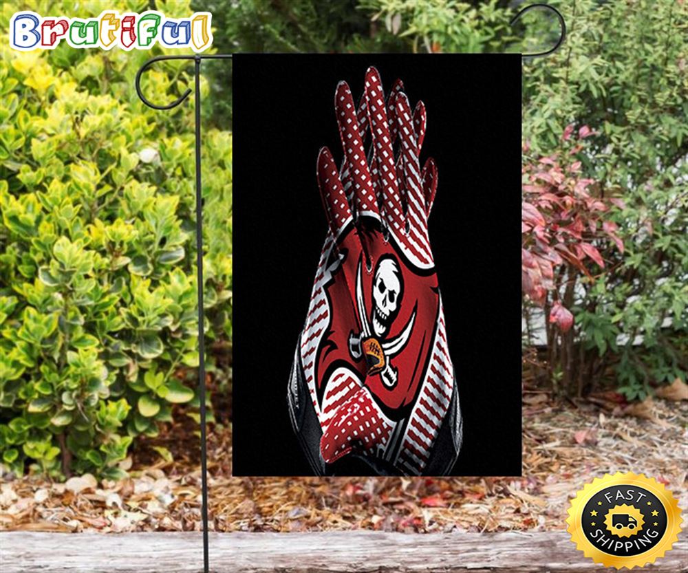 Nfl Garden Flags Tampa Bay Buccaneers Gloves v9 Double Sided Printing Garden Flag Buccaneers Garden Flags 1 iyw0tt